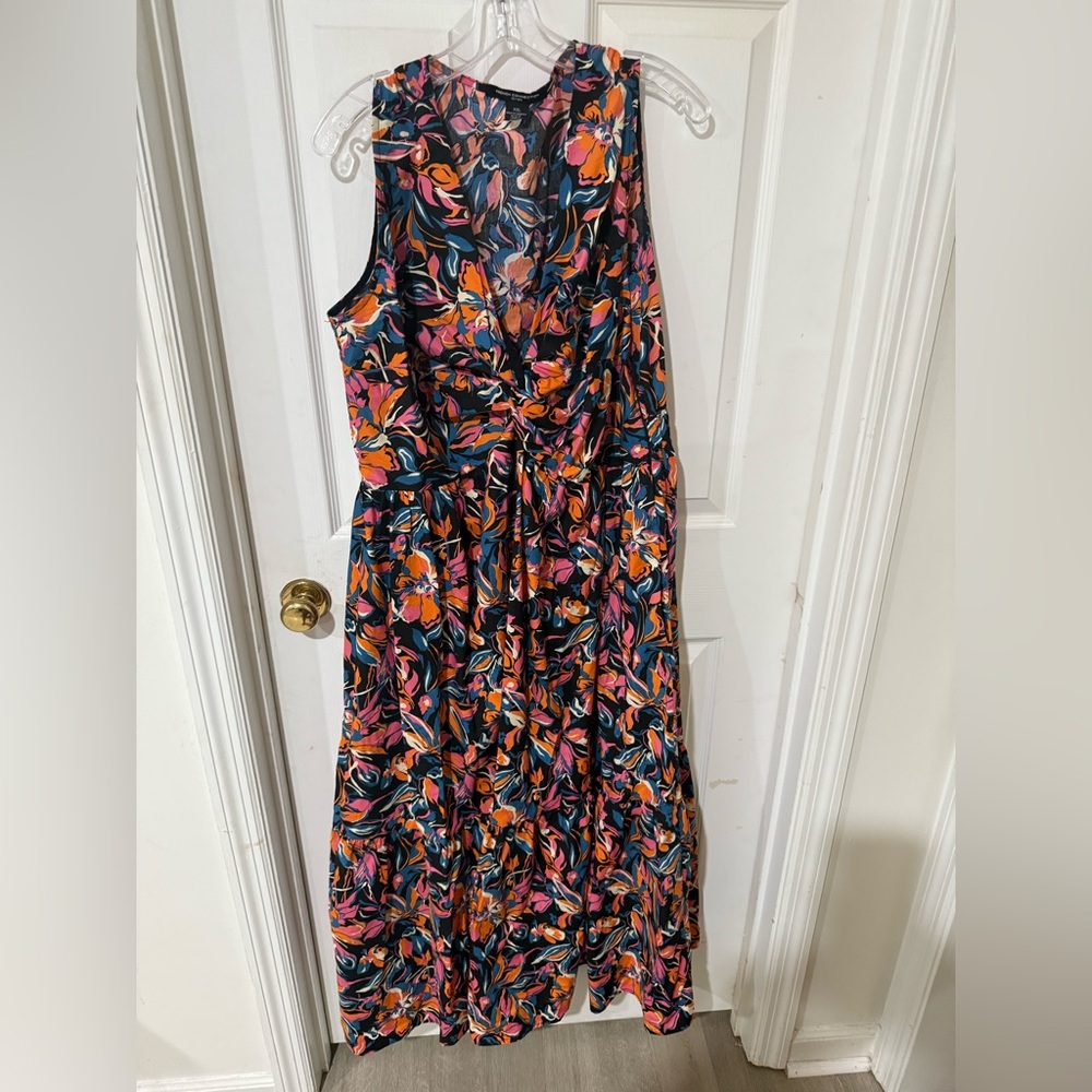 French Connection Multicolor Floral Maxi Dress